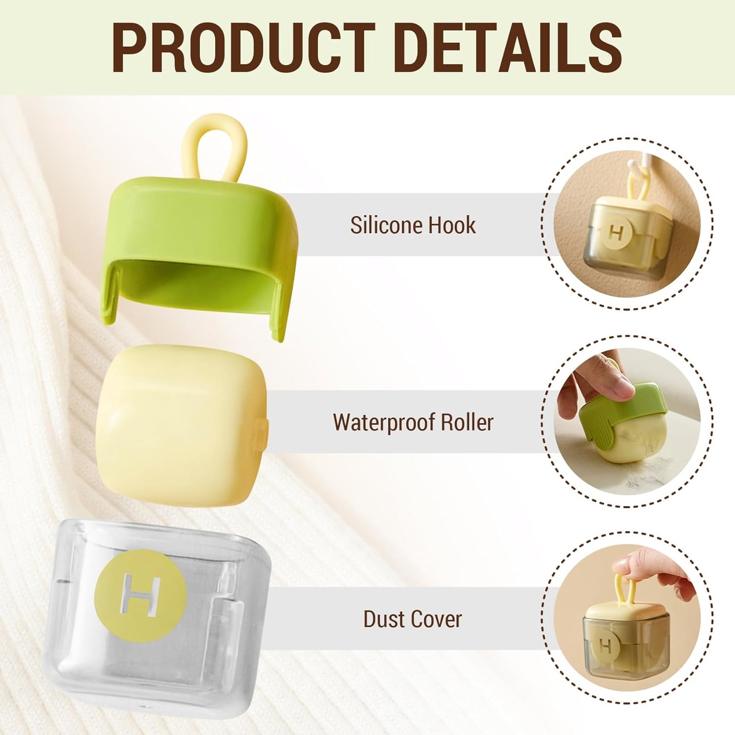 🧼✨ RODILLO QUITA PELUSA LAVABLE Y REUTILIZABLE - ⭐⭐⭐⭐⭐