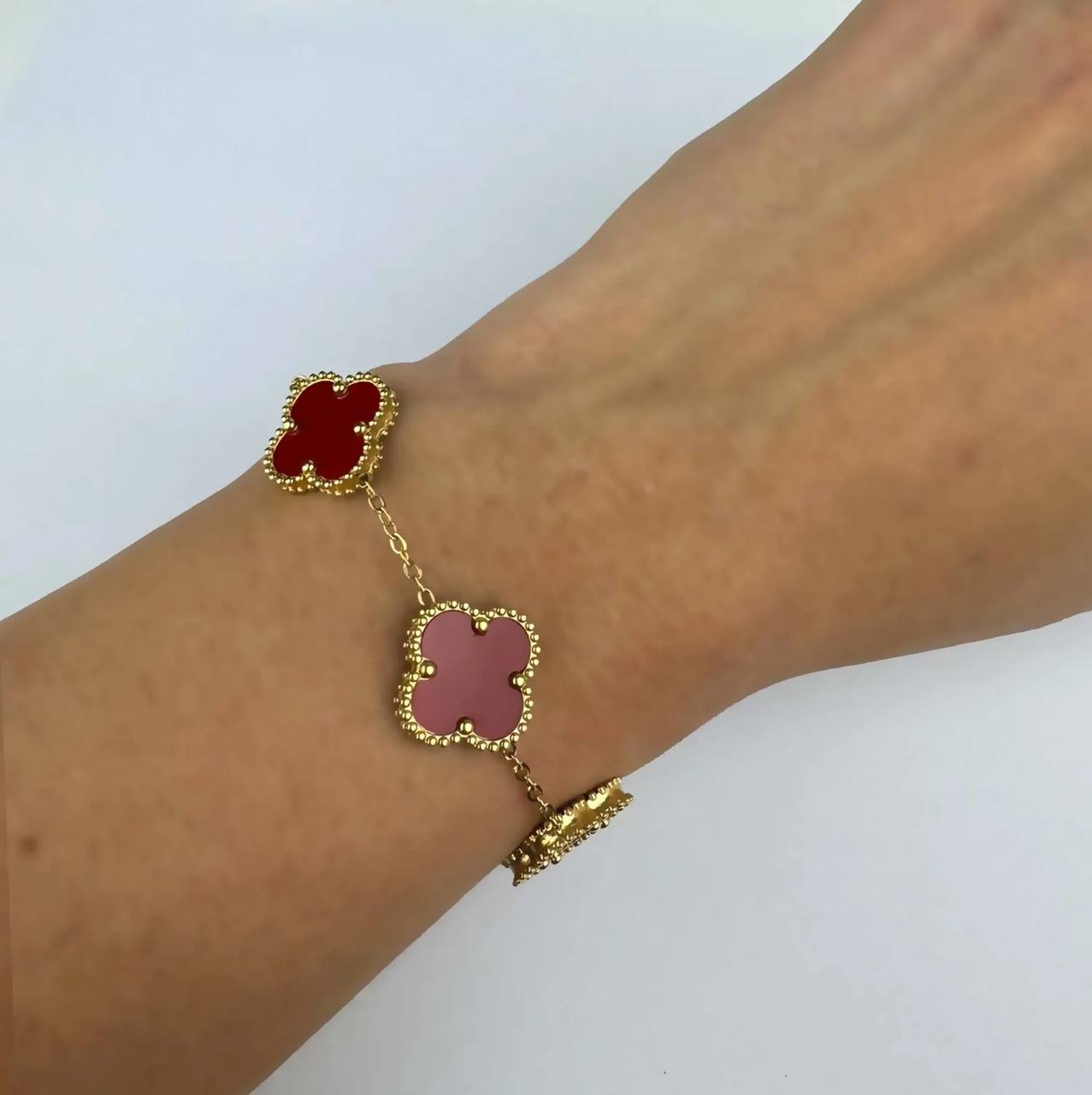 Suerte + Prosperidad = Pulsera de Trébol🍀 Incluye caja de regalo 🎁