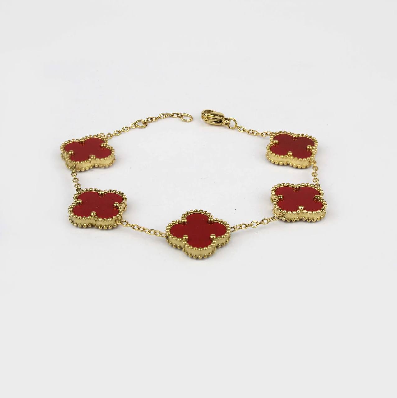 Suerte + Prosperidad = Pulsera de Trébol🍀 Incluye caja de regalo 🎁