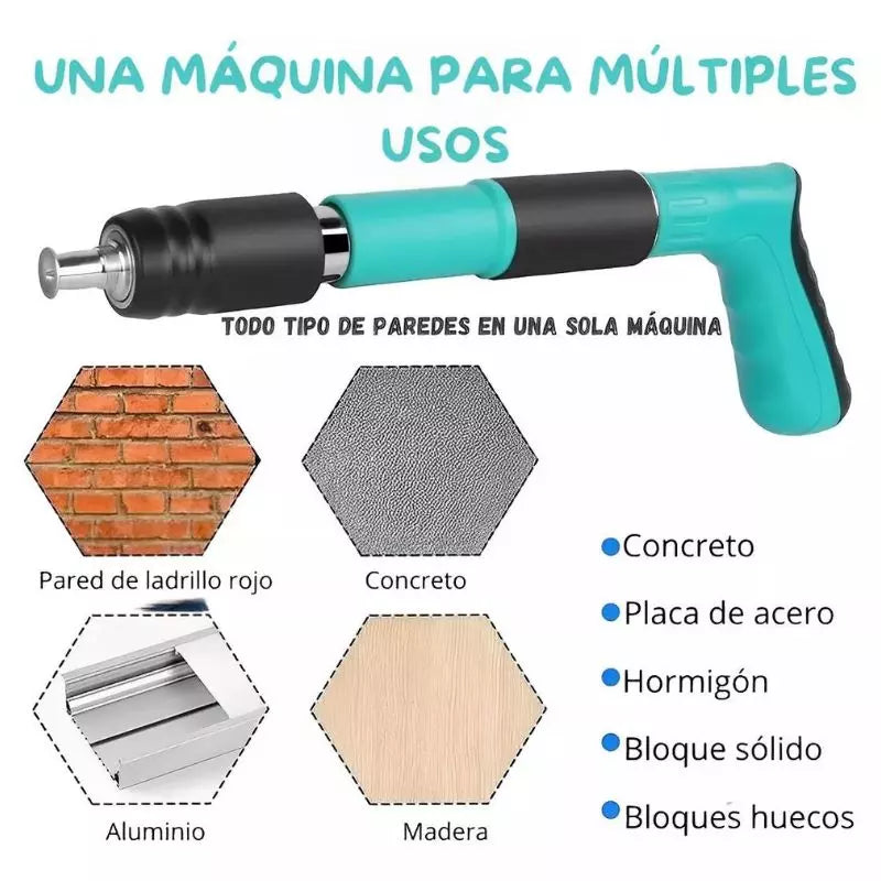 Herramienta de fijación con clavos🔩