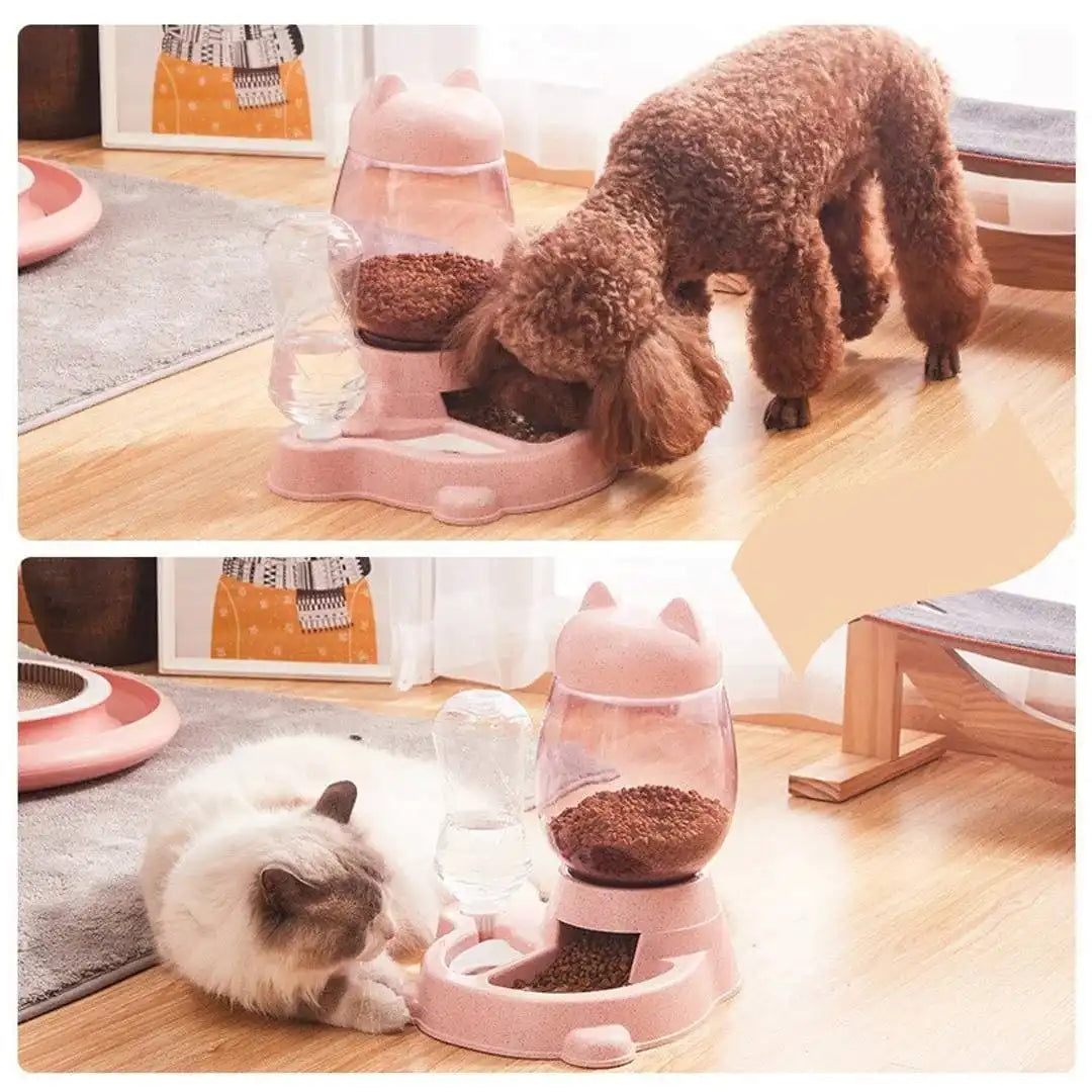 ✨ DISPENSADOR AUTOMÁTICO 2 EN 1 PARA EL CUIDADO DE TU MASCOTA 🐾⭐⭐⭐⭐⭐