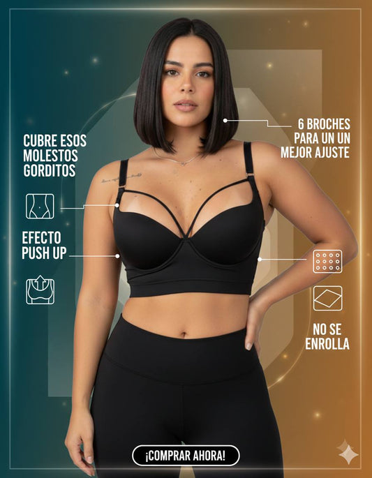 Brasier Ultra Ancho 6 Broches | Moldea, Realza y Oculta gorditos⭐⭐⭐⭐⭐