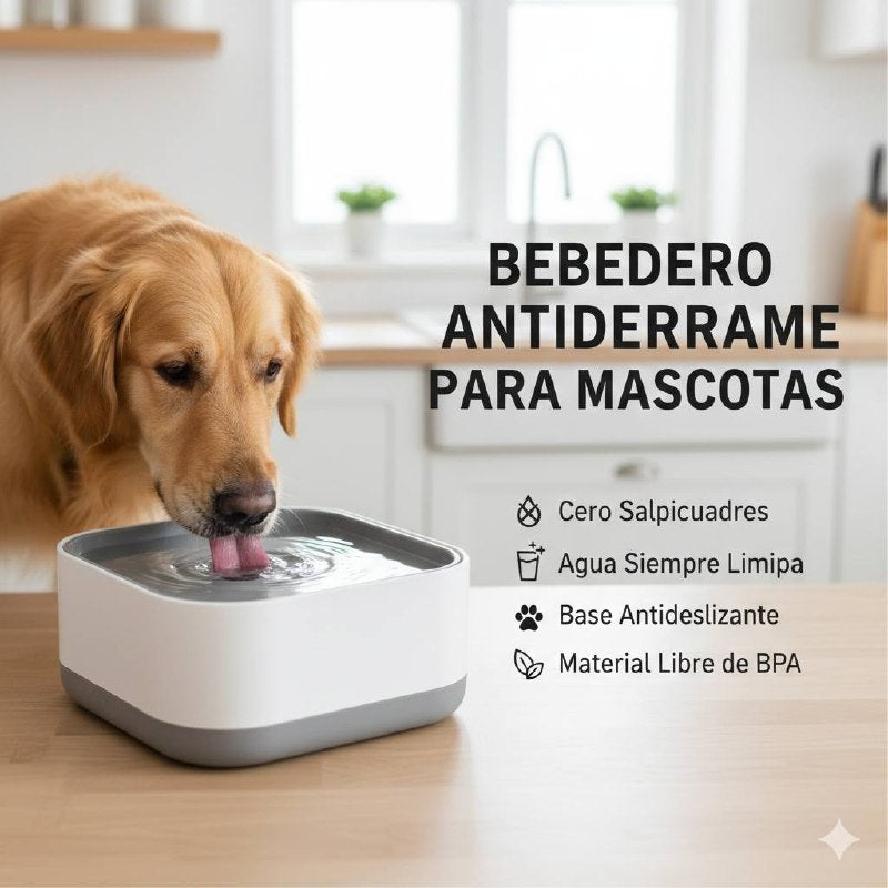 🐶 BEBEDERO ANTIDERRAME INTELIGENTE - TU CASA MAS LIMPIA⭐⭐⭐⭐⭐
