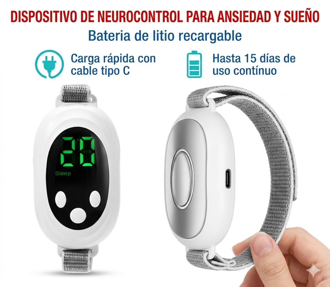 DISPOSITIVO DE NEUROCONTROL PARA ANSIEDAD Y SUEÑO - ENVÍO GRATIS 🤩🤭