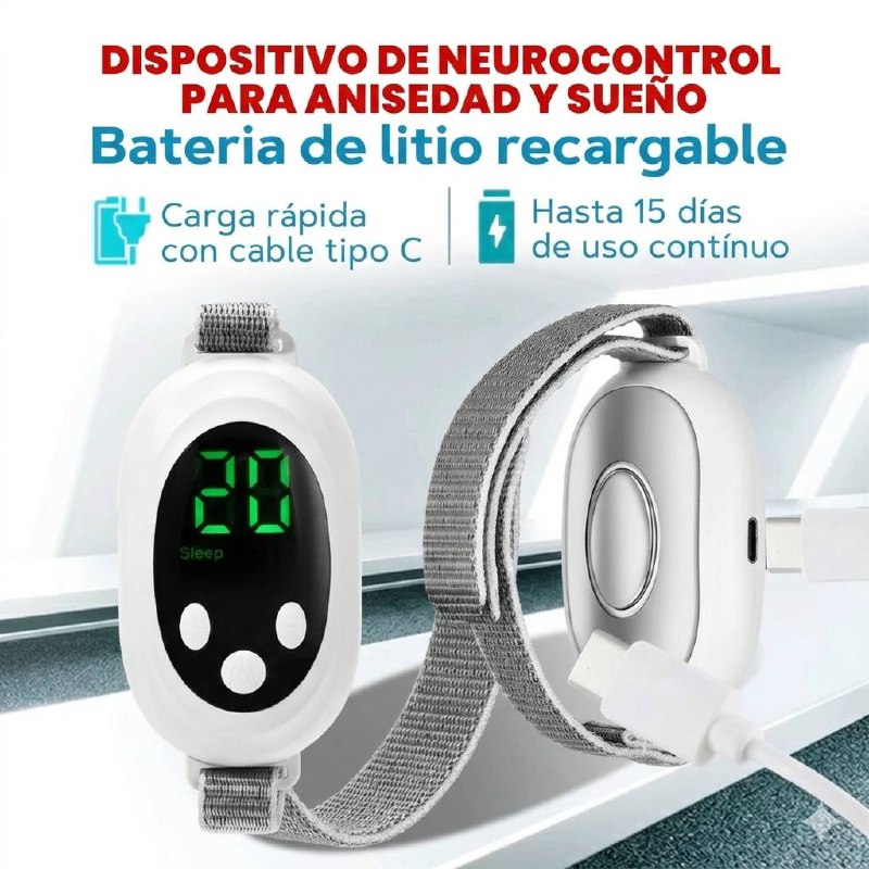 DISPOSITIVO DE NEUROCONTROL PARA ANSIEDAD Y SUEÑO - ENVÍO GRATIS 🤩🤭