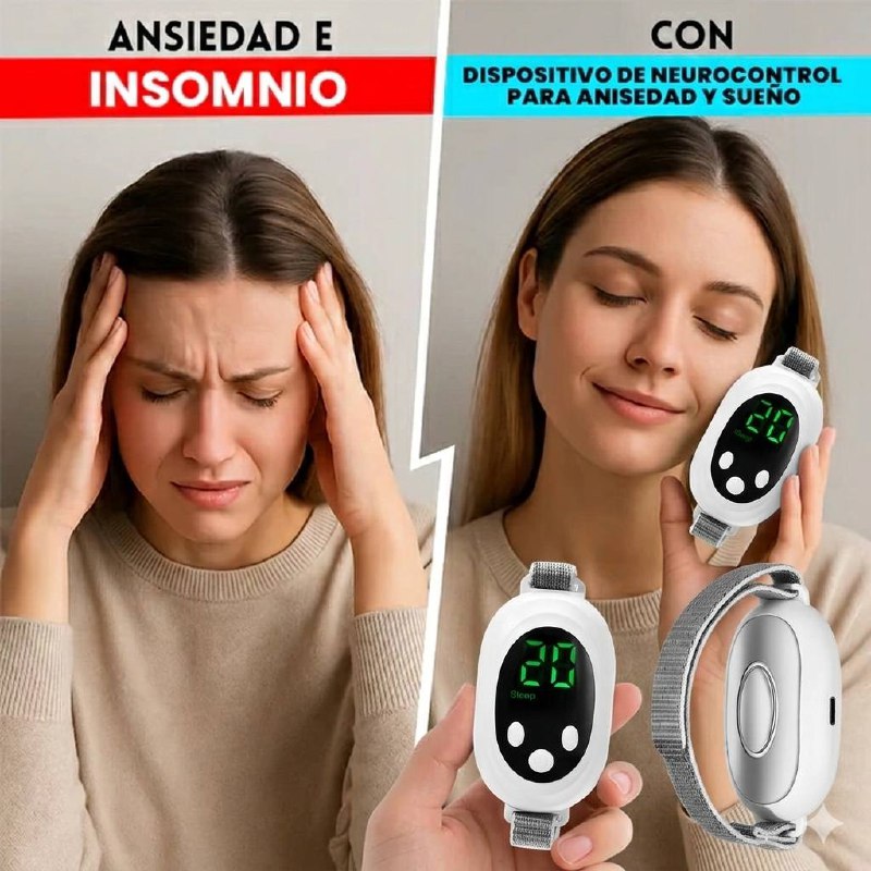 DISPOSITIVO DE NEUROCONTROL PARA ANSIEDAD Y SUEÑO - ENVÍO GRATIS 🤩🤭