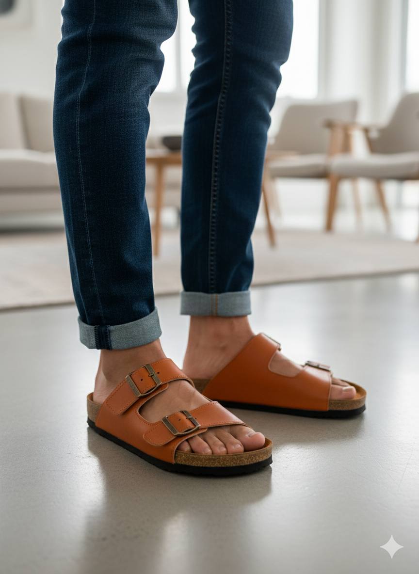 SANDALIA CUERO PREMIUM HOMBRE ⭐⭐⭐⭐⭐
