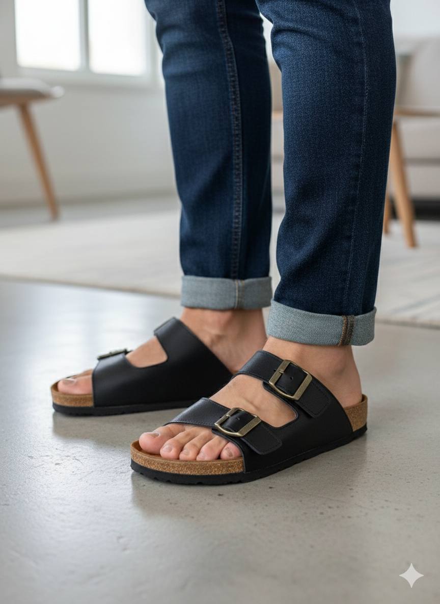 SANDALIA CUERO PREMIUM HOMBRE ⭐⭐⭐⭐⭐