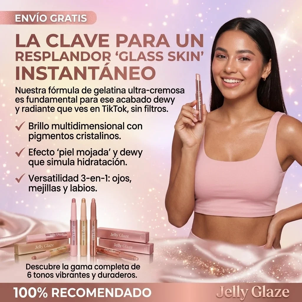 💎 JELLY GLAZE – SOMBRA EN BARRA EFECTO CRISTAL - ⭐⭐⭐⭐⭐