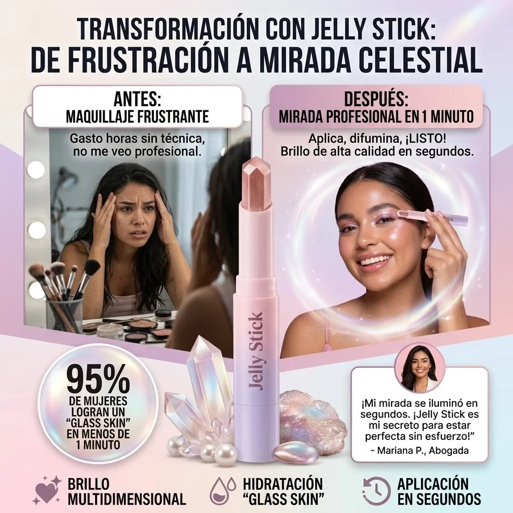 💎 JELLY GLAZE – SOMBRA EN BARRA EFECTO CRISTAL - ⭐⭐⭐⭐⭐