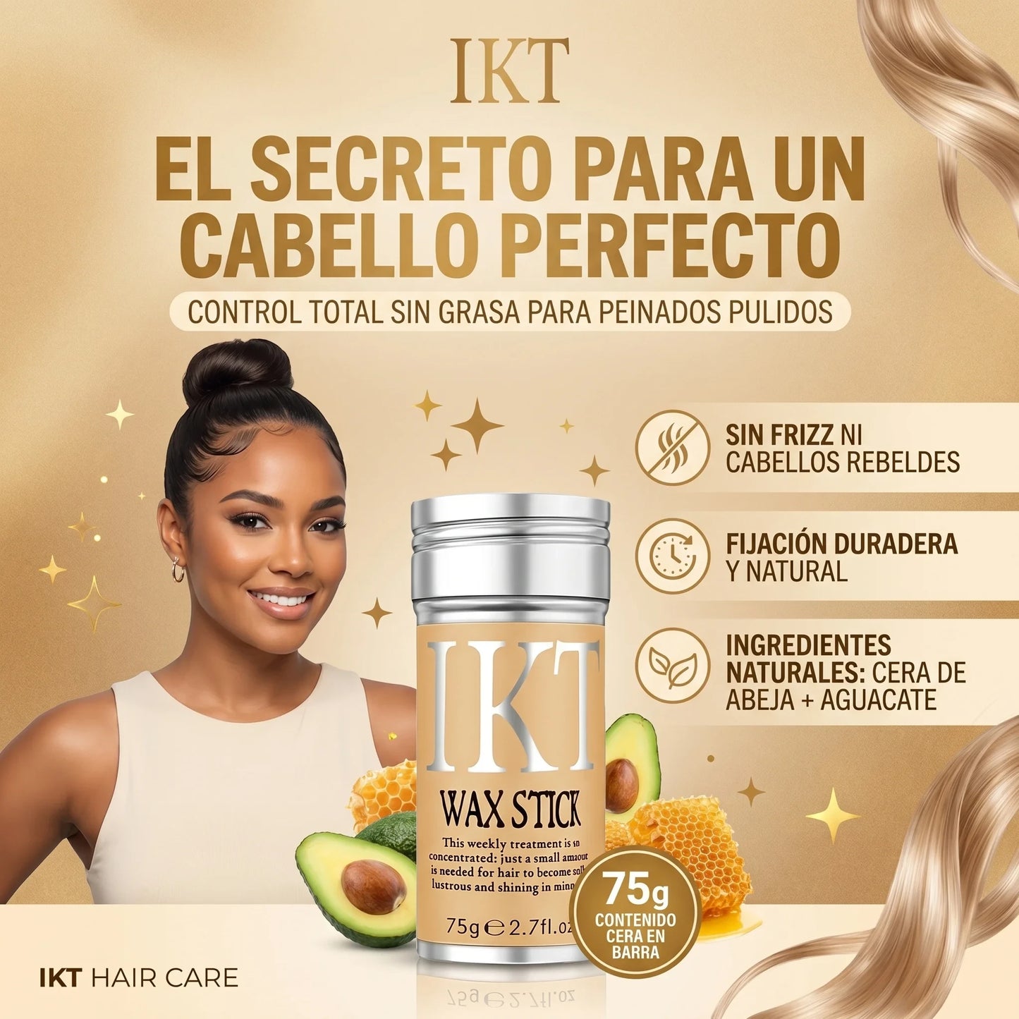 💫 CONTROLA TU CABELLO EN SEGUNDOS… SIN GRASA, SIN FRIZZ Y SIN ESFUERZO ⭐⭐⭐⭐⭐